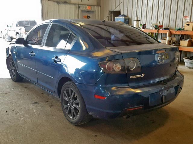 JM1BK323771766467 - 2007 MAZDA 3 S BLUE photo 3