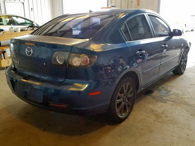 JM1BK323771766467 - 2007 MAZDA 3 S BLUE photo 4