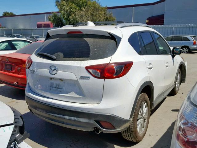 JM3KE4BYXF0494968 - 2015 MAZDA CX-5 SPORT WHITE photo 4