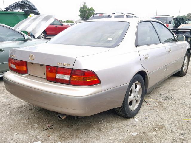 JT8BF22G0V0015441 - 1997 LEXUS ES 300 TAN photo 4