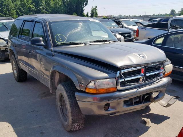 1D4HS48Z13F627611 - 2003 DODGE DURANGO SL GRAY photo 1