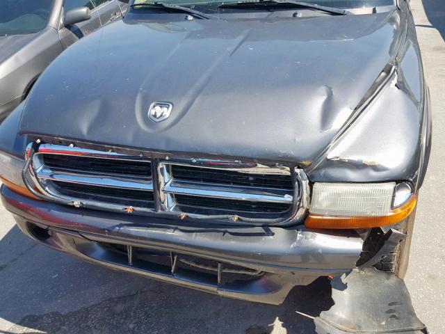 1D4HS48Z13F627611 - 2003 DODGE DURANGO SL GRAY photo 7