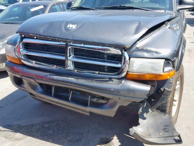 1D4HS48Z13F627611 - 2003 DODGE DURANGO SL GRAY photo 9