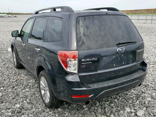 JF2SHBEC3BH762471 - 2011 SUBARU FORESTER L GRAY photo 3