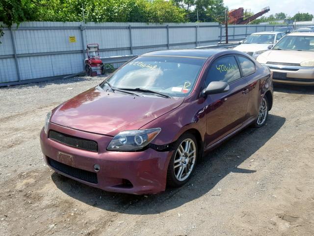 JTKDE177X50053316 - 2005 TOYOTA SCION TC იასამნისფერი ფოტო 2