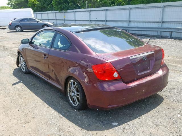 JTKDE177X50053316 - 2005 TOYOTA SCION TC იასამნისფერი ფოტო 3