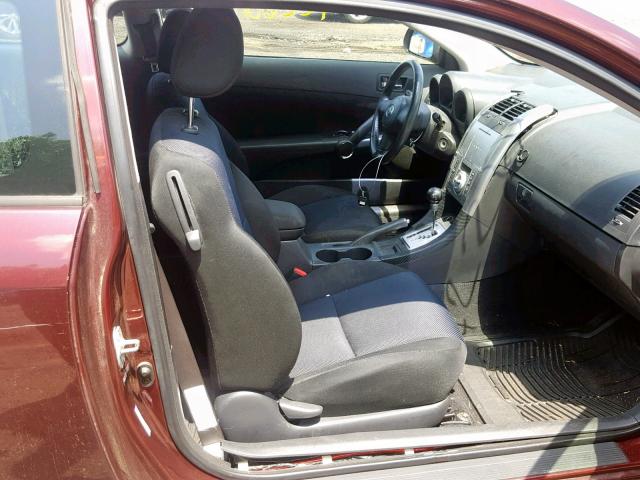 JTKDE177X50053316 - 2005 TOYOTA SCION TC იასამნისფერი ფოტო 5