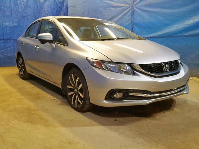 19XFB2F96FE275278 - 2015 HONDA CIVIC EXL SILVER photo 1