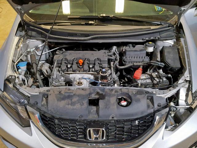 19XFB2F96FE275278 - 2015 HONDA CIVIC EXL SILVER photo 7