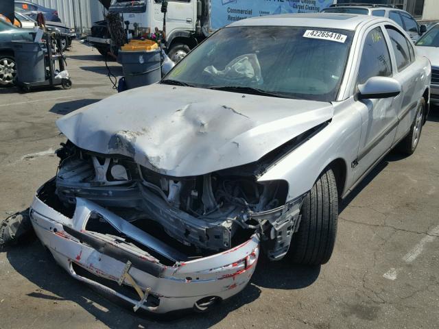 YV1RS58D422191509 - 2002 VOLVO S60 2.4T SILVER photo 2