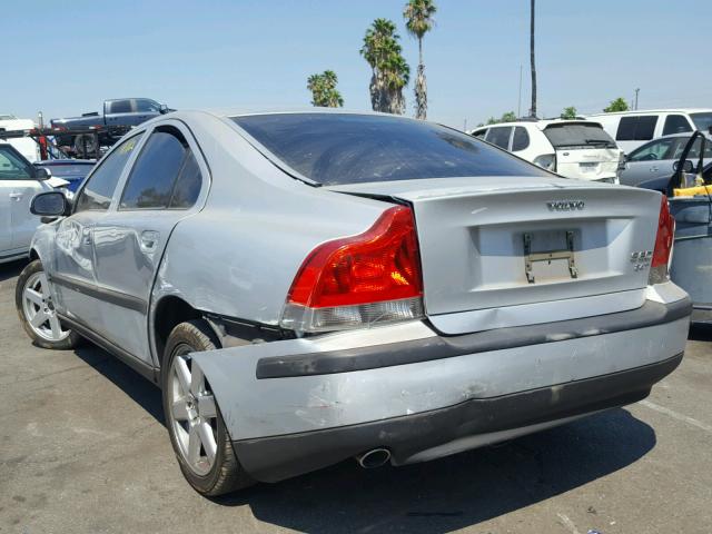 YV1RS58D422191509 - 2002 VOLVO S60 2.4T SILVER photo 3