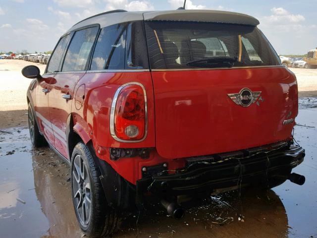 WMWZC3C5XCWL87811 - 2012 MINI COOPER S C RED photo 3