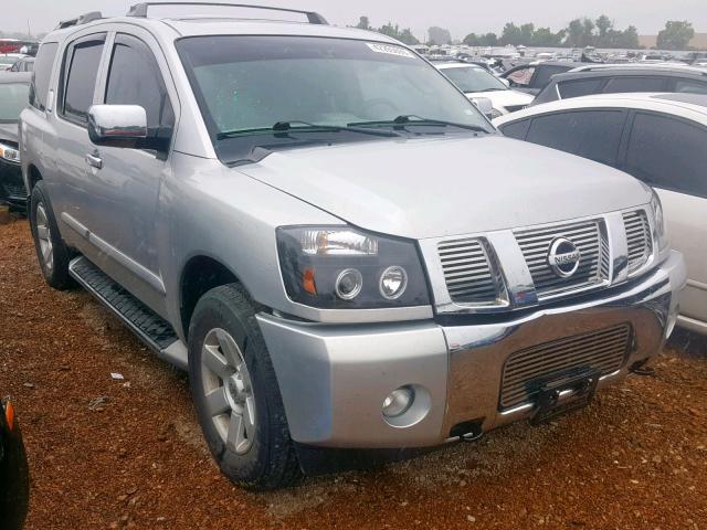 5N1AA08B14N742984 - 2004 NISSAN ARMADA SE SILVER photo 1