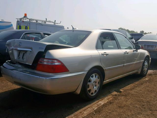 JH4KA96674C004054 - 2004 ACURA 3.5RL BEIGE photo 4