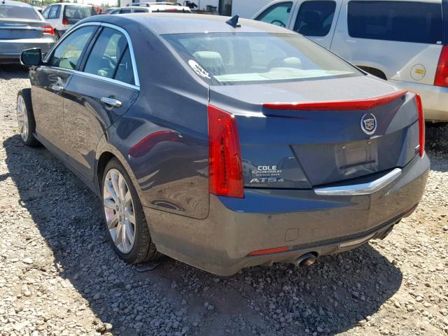 1G6AL5S31D0111830 - 2013 CADILLAC ATS PREMIU GRAY photo 3