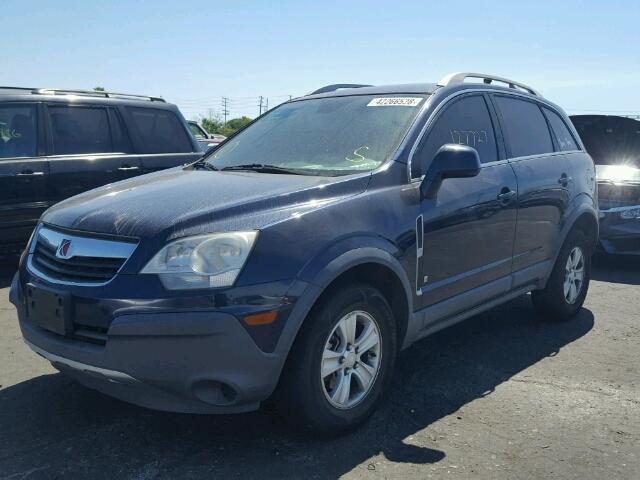 3GSCL33P08S722284 - 2008 SATURN VUE XE BLUE photo 2