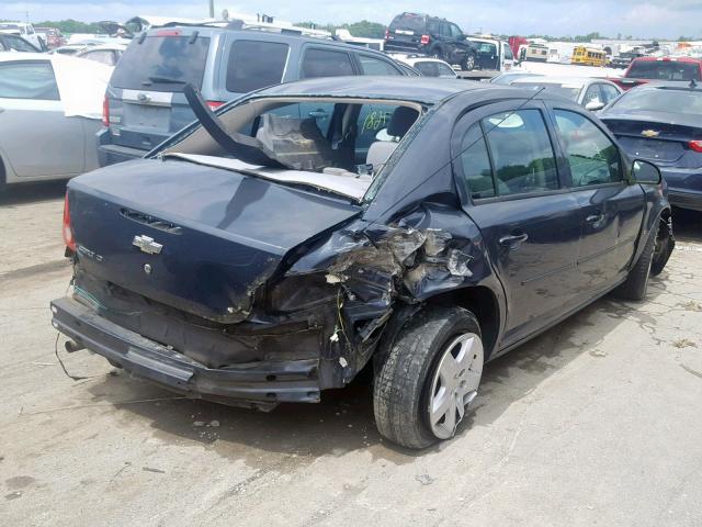 1G1AL58F887315786 - 2008 CHEVROLET COBALT LT CHARCOAL photo 4