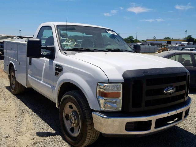 1FDWF30RX8EC84322 - 2008 FORD F350 SRW S WHITE photo 1