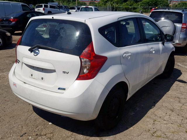 3N1CE2CP0FL395010 - 2015 NISSAN VERSA NOTE WHITE photo 4