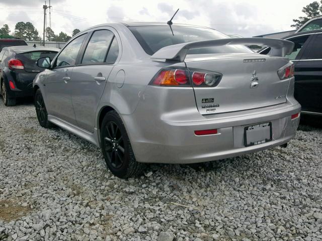 JA32U2FU5HU010819 - 2017 MITSUBISHI LANCER ES SILVER photo 3