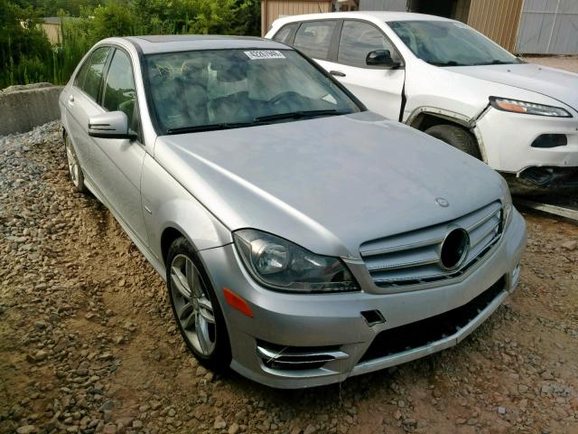 WDDGF4HB3CR212987 - 2012 MERCEDES-BENZ C 250 SILVER photo 1