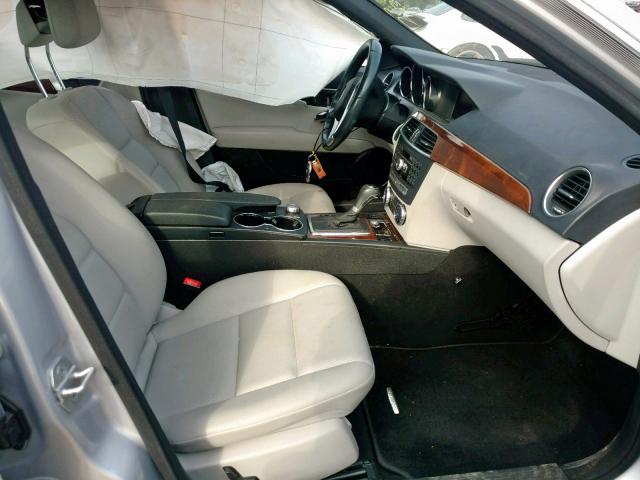 WDDGF4HB3CR212987 - 2012 MERCEDES-BENZ C 250 SILVER photo 5