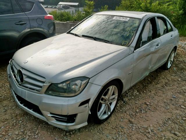 WDDGF4HB3CR212987 - 2012 MERCEDES-BENZ C 250 SILVER photo 9