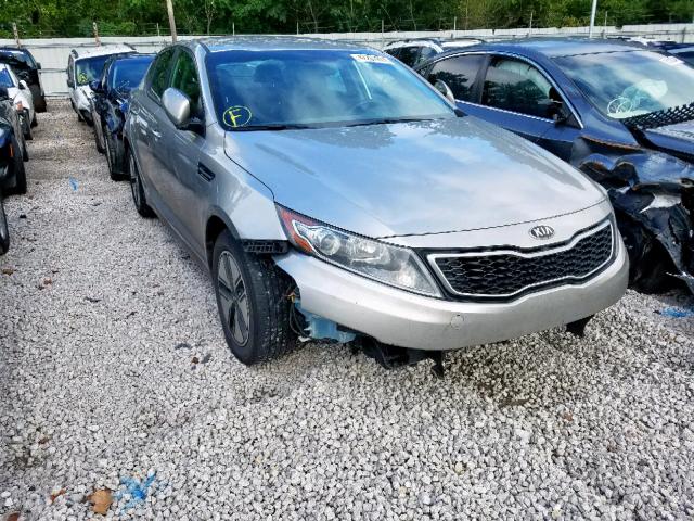 KNAGM4AD8C5028046 - 2012 KIA OPTIMA HYB SILVER photo 1