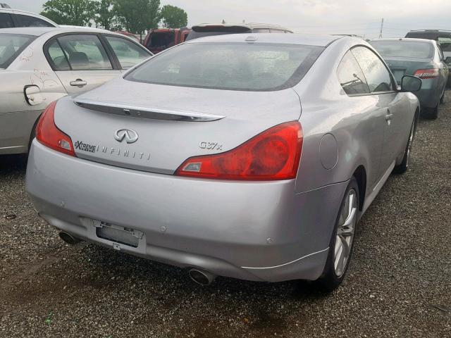 JN1CV6EL8BM263646 - 2011 INFINITI G37 SILVER photo 4