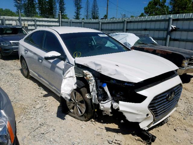 KMHE24L30JA082249 - 2018 HYUNDAI SONATA HYB WHITE photo 1