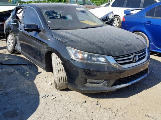 1HGCR2F89DA255534 - 2013 HONDA ACCORD EXL BLACK photo 1