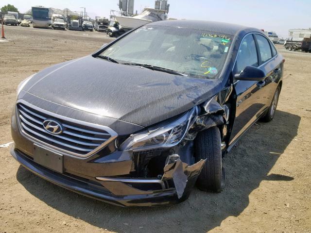 5NPE24AF2GH366548 - 2016 HYUNDAI SONATA SE BLACK photo 2