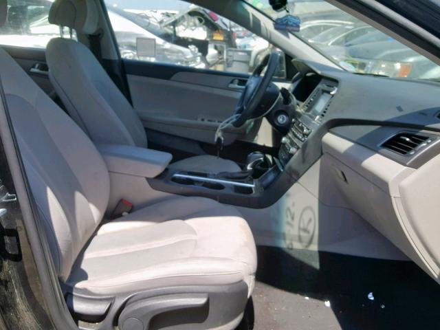 5NPE24AF2GH366548 - 2016 HYUNDAI SONATA SE BLACK photo 5