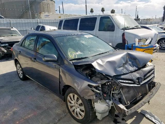 5YFBU4EE5DP095434 - 2013 TOYOTA COROLLA BA GRAY photo 1