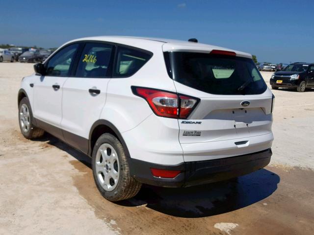 1FMCU0F70HUD15810 - 2017 FORD ESCAPE S WHITE photo 3