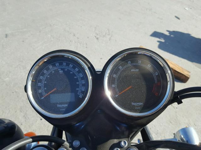 SMT910K1XFT675390 - 2015 TRIUMPH MOTORCYCLE BONNEVILLE BLUE photo 8