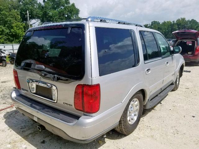 5LMRU27A6XLJ29593 - 1999 LINCOLN NAVIGATOR SILVER photo 4