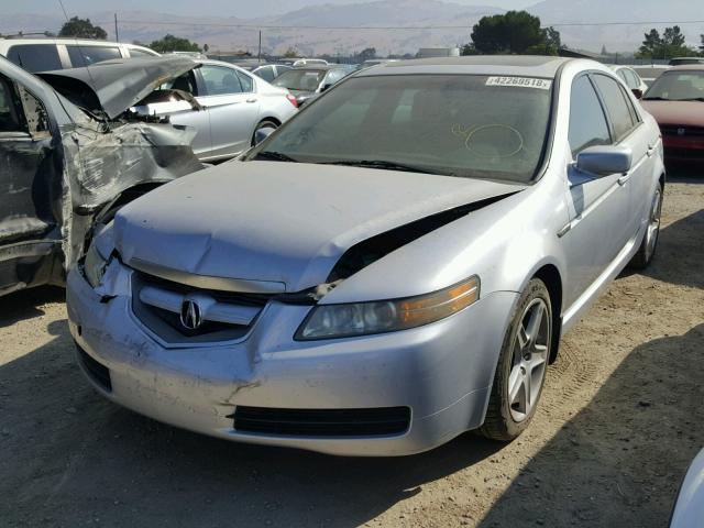 19UUA66284A062340 - 2004 ACURA TL SILVER photo 2