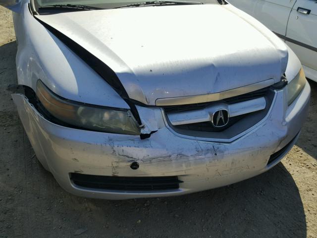 19UUA66284A062340 - 2004 ACURA TL SILVER photo 9