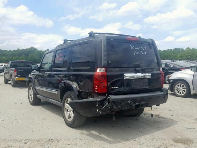 1J8HG48N76C188618 - 2006 JEEP COMMANDER 黑色 照片 3