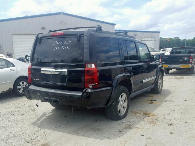 1J8HG48N76C188618 - 2006 JEEP COMMANDER 黑色 照片 4