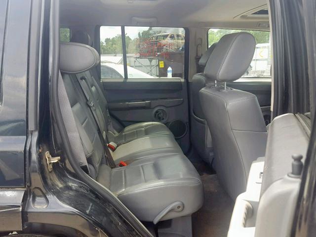 1J8HG48N76C188618 - 2006 JEEP COMMANDER 黑色 照片 6