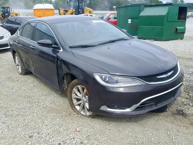 1C3CCCCG6FN620690 - 2015 CHRYSLER 200 C GRAY photo 1