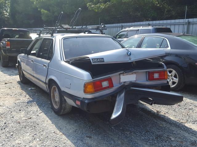 WBAFG2419H1091745 - 1987 BMW L7 GRAY photo 3