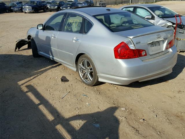 JNKBY01E47M403928 - 2007 INFINITI M45 BASE SILVER photo 3