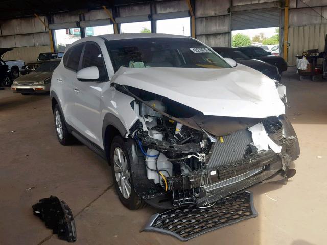 KM8J2CA48KU935257 - 2019 HYUNDAI TUCSON SE WHITE photo 1