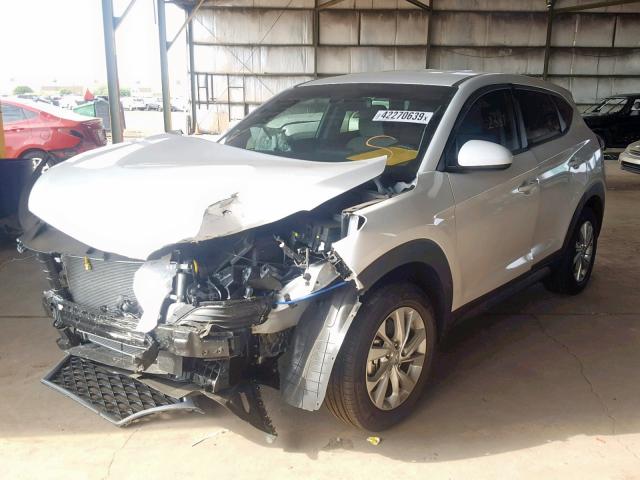 KM8J2CA48KU935257 - 2019 HYUNDAI TUCSON SE WHITE photo 2