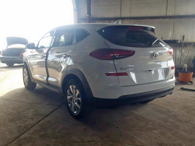 KM8J2CA48KU935257 - 2019 HYUNDAI TUCSON SE WHITE photo 3