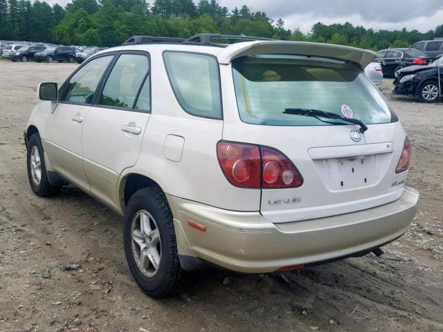 JT6HF10U5Y0116047 - 2000 LEXUS RX 300 WHITE photo 3