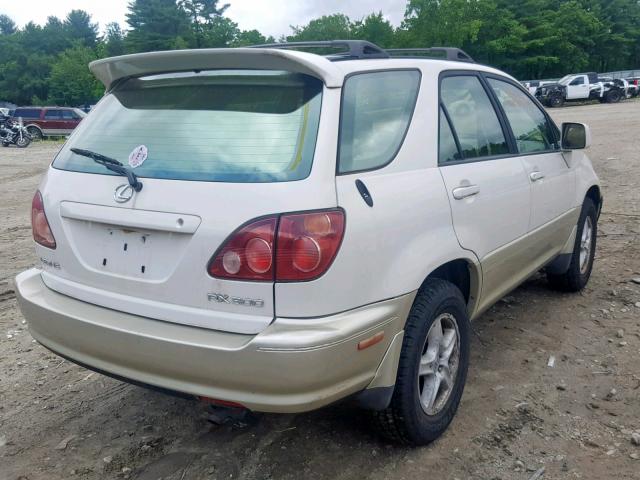 JT6HF10U5Y0116047 - 2000 LEXUS RX 300 WHITE photo 4